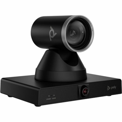 Caméra intelligente Poly Studio E60 4K MPTZ avec zoom optique 12x - 16 Mégapixels - 30 fps - Noir - USB Type B - 4K - 3840 x 2160 Vidéo - Autofocus - 78° Angle - Microphone - Réseasu (RJ-45) - Système de vidéo conférence - Android, Windows - Suivi  PERP 