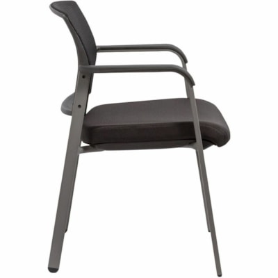 TygerClaw Low Back Mesh Guest Chair - Black Seat Color - Mesh, Fabric Seat Material - Gray, Black, Powder Coated Frame Color - Low Back - Polyester - Armrest Chair 
