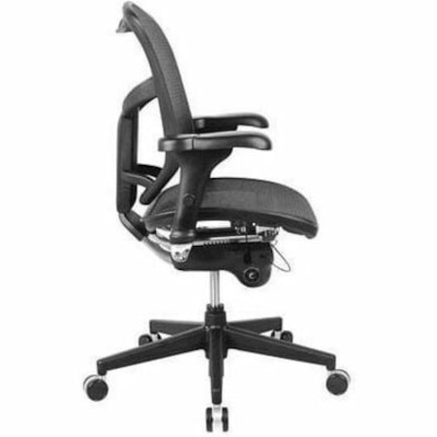 WorkPro PRO Quantum 9000 Series Ergonomic Mesh Mid-Back Chair - Black Seat Color - Mesh Seat Material - Black Back Color - Mesh Back Material - Black Frame Color - Steel Frame Material - Mid Back - 5-star Base - Black - Armrest - 1 Each QUANTUM 9000 SERIES 