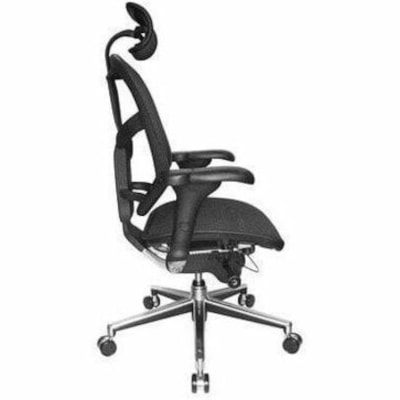 WorkPro Quantum 9000 Chair - Black Seat Color - Mesh Seat Material - Black Back Color - Mesh Back Material - Black Frame Color - Nylon Frame Material - High Back - 5-star Base - Armrest - 1 Each QUANTUM 9000 SERIES 