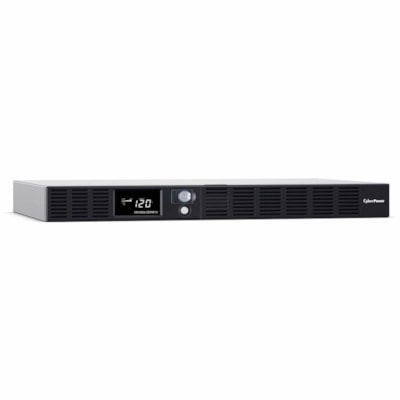 CyberPower OR1000LCDRM1U Smart App LCD UPS Systems - 120 VAC, NEMA 5-15P, 1U, Rackmount, 6 Outlets, LCD, PowerPanel® Business, $300000 CEG, 3YR Warranty 6 NEMA 5-15R 10 FT 