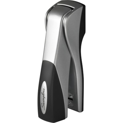 Swingline Optima Grip Compact Stapler - Staples Upto 25 Sheet of 20lb Paper - Holds Upto 105 Staple - Half Strip - Staple Size: 1/4" (6.35 mm) - Silver - Metal - 1 Each SILVER 1/2 STRIP STAPLES UP TO 25 SHEETS