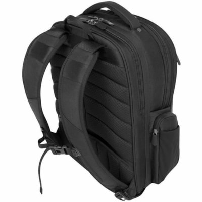 Targus Corporate Traveler CUCT02B Carrying Case Rugged (Backpack) for 10.5" to 16" Notebook - Black - Damage Resistant, Impact Resistant, Water Resistant Bottom, Impact Absorbing, Drop Resistant, Bump Resistant, Water Resistant, Shock Absorbing, Tear Resistant, Crash Resistant - Polyester Body - Che  