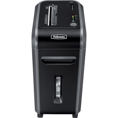 Fellowes 99Ci 100% Jam Proof Cross-Cut Shredder - Cross Cut - 17 Per Pass - for shredding Paper, Staples, Credit Card, Paper Clip, CD, DVD - 0.2" (3.97 mm) x 1.5" (38.10 mm) Shred Size - P-3 - 2.40 in/s (60.96 mm/s) - 30 Minute Run Time - 40 Minute Cool Down Time - 34.07 L Wastebin Capacity - Black, 17 SHEETS CROSS CUT 9 GAL SHRED SIZE 0.16MM X 1.5MM
