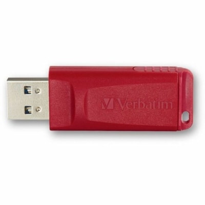 Verbatim 64GB Store 'n' Go USB Flash Drive - Red - 64 GB - USB 2.0 Type A - Red - Lifetime Warranty - 1 Each DRIVE 