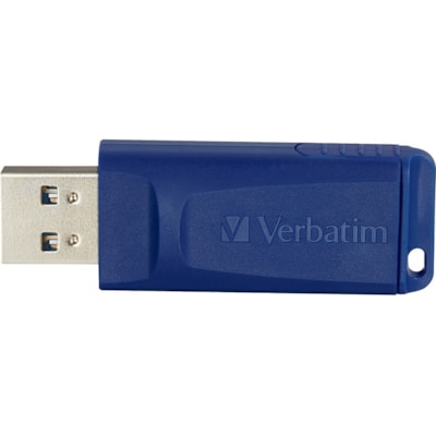 Verbatim 32GB USB Flash Drive - Blue - 32 GB - USB 2.0 Type A - Blue - 5 Year Warranty - 1 Each USB FLASH DRIVE BUILT-IN MICROBAN
