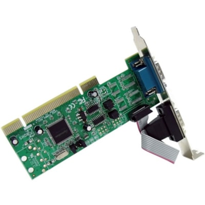 StarTech.com 2 Port PCI RS422/485 Serial Adapter Card with 161050 UART - Add two RS422/485 serial ports through a standard or low profile PCI expansion slot - pci serial card - rs422 serial card - rs485 serial card - dual port serial card - 2 port rs422 pci card  CTLR 