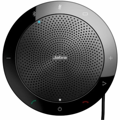 Jabra Speak 510 MS Speakerphone - Wired/Wireless Bluetooth - Skype for Business - 4 Meeting Persons Capacity - Omni-directional Microphone(s) - 50 mm Speaker(s) - Black  SPKR 