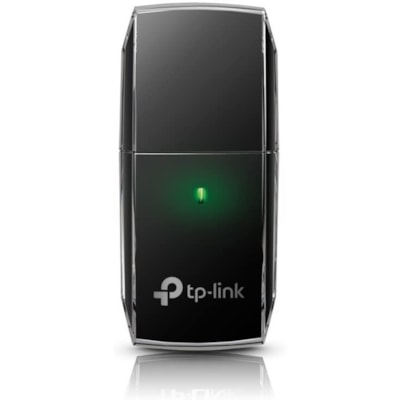 TP-Link Archer T2U IEEE 802.11ac Dual Band Wi-Fi Adapter for Desktop Computer, Notebook - USB 2.0 - 600 Mbit/s - 2.40 GHz ISM - 5 GHz UNII - External  WRLS 