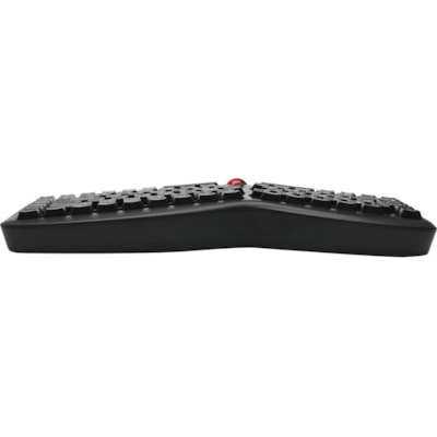 Adesso Tru-Form Media 3150 - 2.4 GHz Wireless Ergo Trackball Keyboard - Wireless Connectivity - RF - 30 ft (9144 mm) - 2.40 GHz - USB 2.0 Interface - 87 Key(s) - 20 Hot Key(s) - On/Off Switch, Connect, Play/Pause, Stop, Previous Track, Next Track, Mute, Volume Up, Volume Down Hot Key(s) - Windows Vi rgo  Mini Trackball Keyboard.  Removeable 1000 tra