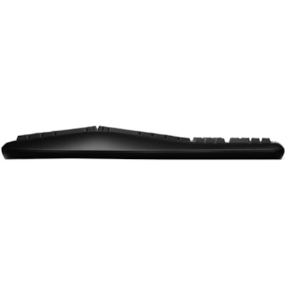 Adesso 2.4GHz Wireless Ergonomic Touchpad Keyboard - Wireless Connectivity - RF - 30 ft (9144 mm) - 2.40 GHz - USB Interface - 105 Key(s) - 20 Hot Key(s) - Previous Track, Next Track, Play/Pause, Volume Up, Volume Down, Mute, Forward, Search, Wake-up, My Computer, Sleep, ... Hot Key(s) - Windows 10, m Media 3D  Ergonomic  Touchpa d Keyboard  with  sp