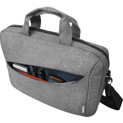 Lenovo T210 Carrying Case for 15.6" Notebook, Book - Gray - Water Resistant - Polyester Body - Handle, Luggage Strap - 15.75" (400 mm) Height x 11.81" (300 mm) Width x 2.17" (55 mm) Depth  CASE 