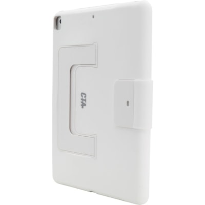 CTA Digital Security Case - White h Kickstand and Anti-Theft Cab le (White) for iPad