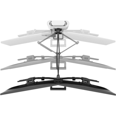 Ergotron TRACE Desk Mount for Monitor, LCD Display - White - 2 Display(s) Supported - 27" Screen Support - 21.61 lb (9800 g) Load Capacity - 75 x 75, 100 x 100 UNT  BWT 