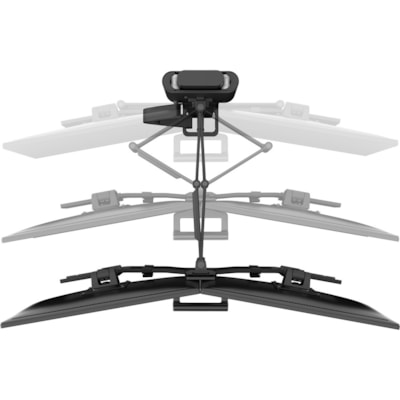 Ergotron TRACE Desk Mount for Monitor, LCD Display - Matte Black - 2 Display(s) Supported - 27" Screen Support - 21.61 lb (9800 g) Load Capacity - 75 x 75, 100 x 100 UNT  MATTE BLACK 