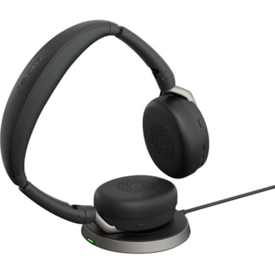 Jabra Evolve2 65 Flex Headset - Stereo - Wireless - Bluetooth - 98.4 ft (30 m) - 20 Hz to 20 kHz - On-ear - Binaural - Supra-aural - MEMS Technology, Noise Cancelling Microphone - Noise Canceling  