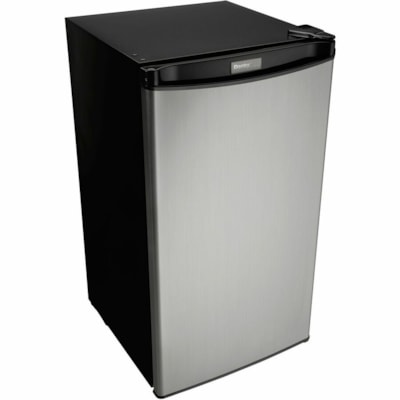 Danby Designer 3.2 cu. ft. Compact Fridge in Stainless Steel - 90.61 L - Auto-defrost - Reversible - 90.61 L Net Refrigerator Capacity - Stainless Steel DANBY SS 