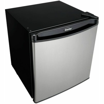Danby - 1,6 cu. pi. Réfrigérateur compact en noir - 45,31 L - Décongélation automatique - Réversible - 45,31 L Capacité nette totale - 245 kWh par An - Acier inoxydable - 42 dB Bruit 45.40L COMPACT ALL REFRIGERTOR CONFORME ENERGY STAR