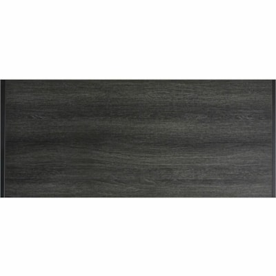 Realspace DeJori 51" Writing Desk, Charcoal - 2 x Storage Drawer(s) - Material: Engineered Wood, Laminate, Paperboard - Finish: Charcoal - Center Drawer - For Writing, Document, Stationary, Book, Computer WRITING DESK CHARCOAL 