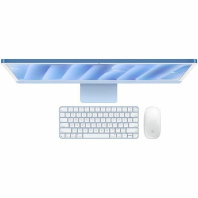 Apple iMac MD2T4LL/A All-in-One Computer - Apple M4 - 24 GB - 512 GB SSD - 24" 4.5K - Desktop - Blue - Apple M4 Chip - 4480 x 2520 - MacOS Sequoia - Apple Deca-core (10 Core) - English (US) Keyboard - IEEE 802.11ax - 143 W  4.5K DISPLAY: APPLE M4 CHIP W ITH 10-CORE CPU AND
