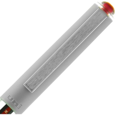 uniball(tm) Vision Rollerball Pens - 0.7 mm (0.03") Fine Pen Point - Red Ink - 1 Dozen  
