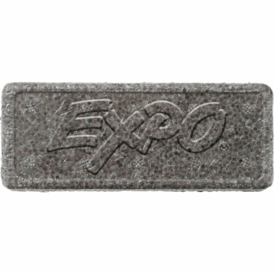 Expo Marker Board Eraser - 1.25" (31.75 mm) Width x 5.13" (130.18 mm) Length - Charcoal Gray - 1Each FELT PAD STYROFOAM BACK 