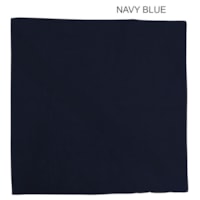 Bandana carré, bleu marine, 22 po x 22 po