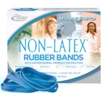 Alliance Non-Latex Rubber Bands with Antimicrobial Product Protection, #64, 1/4 lb/BX