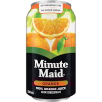 Jus Minute Maid, orange, 341 ml, caisse de 24
