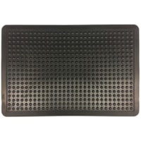 FloorTex Anti-Fatigue Bubble Mat, Black, 24" x 36"