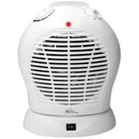 Royal Sovereign HFN-30 Oscillating Fan Heater, 2 Heat Settings, White