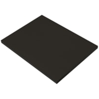 Papier de bricolage à haut grammage SunWorks Pacon, noir, 18 po x 24 po, emb. de 50