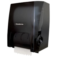 Cascades PRO Universal Mechanical No Touch Roll Towel Dispenser, Black