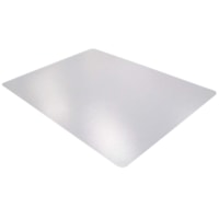 Floortex PVC Chairmat For Hard Floors, Clear, 46" x 60"