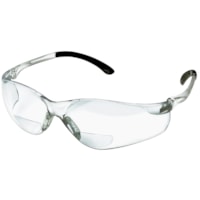 Denec SenTec Magnifier Safety Glasses, Bifocal +2.0, With Clear Lens