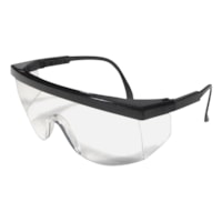 Dentec Ferno Safety Glasses, Black Frame/Clear Lens