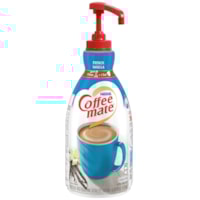 Nestlé Coffee-Mate Liquid Creamer, Pump-Action Bottle, French Vanilla, 1.5 L, 2/CS