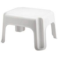 Escabeau 1 marche Roughneck Rubbermaid Commercial Products®, blanc