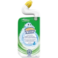 Scrubbing Bubbles Bubbly Bleach Gel Toilet Bowl Cleaner, Rainshower Scented, 710 mL