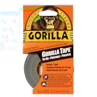 Gorilla Tape To-Go, Black, 1" x 30'