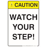 Safety Media Caution Stickers and Signs