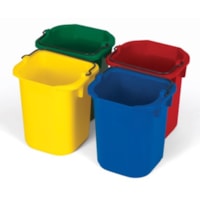 Rubbermaid Commercial Disinfecting Pails, Assorted Colours, 5 Quart, 4/PK