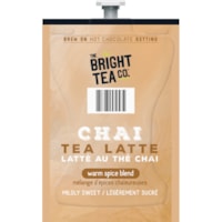 Sachets Freshpack à portion individuelle The Bright Tea Co. Flavia, latté au thé chai, carton de 72