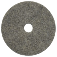 Americo Buckaroo Natural Hair Floor Burnishing Pads, Charcoal, 20", 5/CS