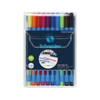 Schneider Slider Edge Ballpoint Pens, Assorted Colours, Extra Broad, Pack of 10
