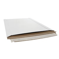 Enveloppes extensibles à bande autocollante Edge, blanc, 7 3/8 po x 9 5/8 po, boîte de 200