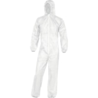 Salopette jetable en polypropylène avec capuche Degil, TG, blanc