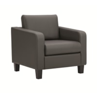 Offices to Go Suburb Lounge Chair, Charcoal