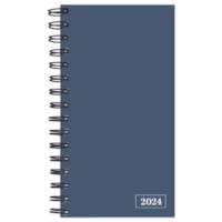 TF Publishing 2024 Steel Blue Small Agenda mensuel hebdomadaire
