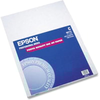 Epson - Papier photo - 90 Luminosité - 90% Opacité - C - 17 po (431,80 mm) x 22 po (558,80 mm) - 27 lb (12246,99 g) Poids de Base - Mate - Blanc - 1 chaque